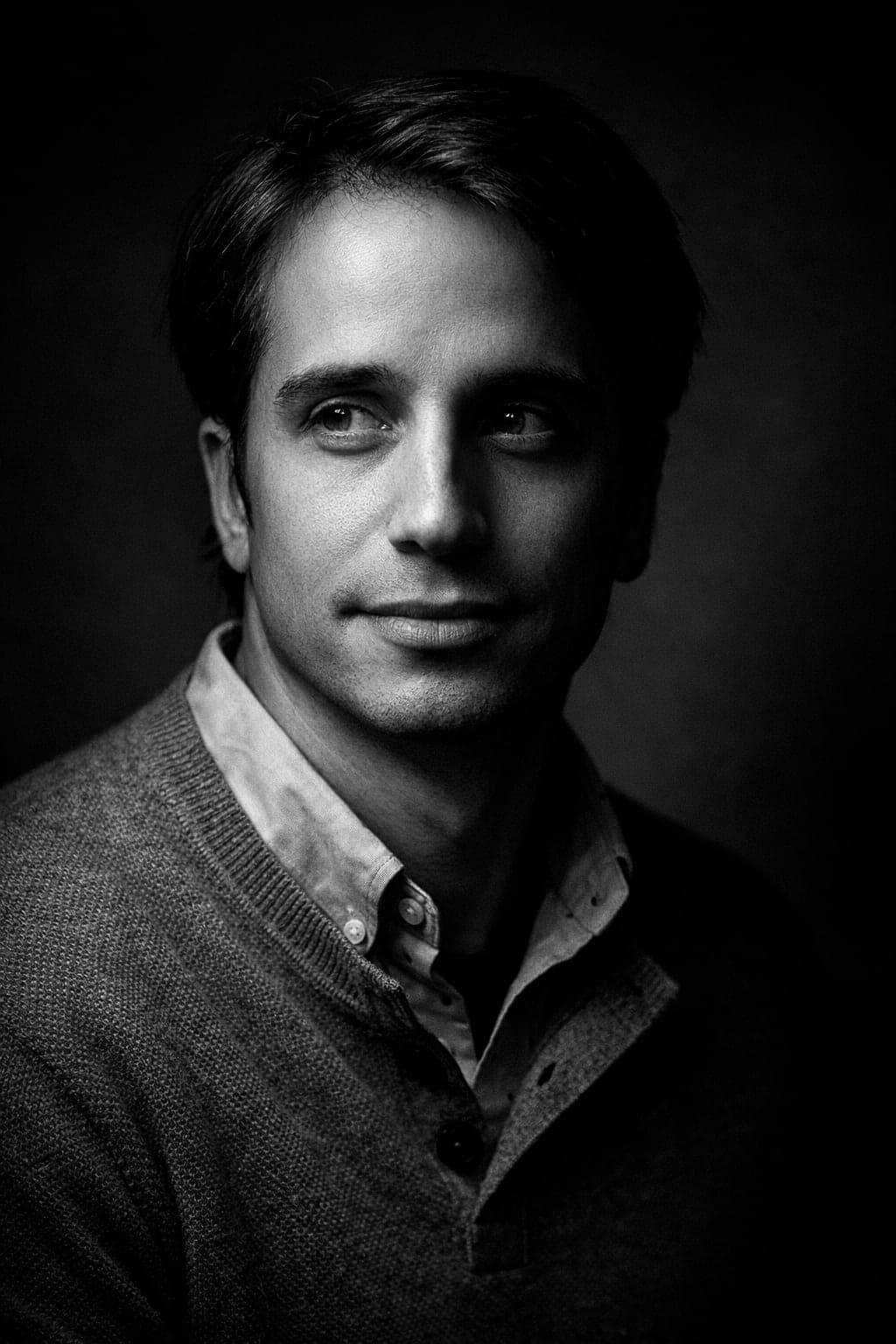 Black and white potrait