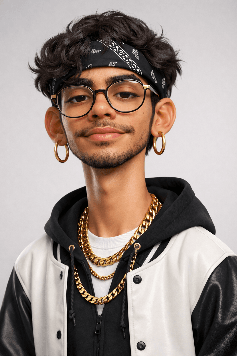 exaggarated caricrature